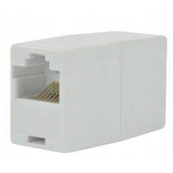 Łącznik wtyku RJ45 8p8c gniazdo podwójne RJ-45