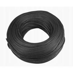 Przewód silikonowy 0.5mm2 AWG20 czarny 100m (013113-AK)