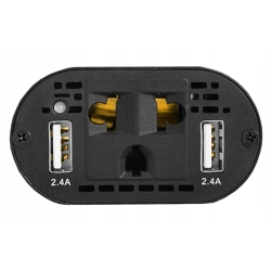 Przetwornica 12V/230V 150W LTC + 2 x USB 2.4A