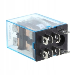 Przekaźnik Mocy Stycznikowy 12VDC 10A 8 Pinów Do Automatyki Elektrycznej
