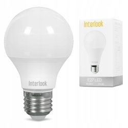 Żarówka LED E27 5W 2835 SMD CCD bańka 493lm=40W biała zimna (IN365)