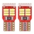 Żarówki LED CANBUS 18SMD 4014 T10e W5W White 12V AMIO-01286 2szt