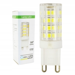 Żarówka G9 51 LED 5W=40W 620lm 220-230V KOLOR BIAŁY NEUTRALNY