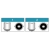 Żarówka samochodowa LED BA9S 6 SMD 5630 T4W POWER CAN BUS 1szt (IN379)