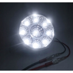 Okrągłe światła do jazdy dziennej LED lampy E4 70mm (IN387)