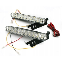 Światła LED do jazdy dziennej E4 RL 400lm DRL Z KIERUNKOWSKAZEM (IN389)
