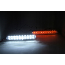 Światła LED do jazdy dziennej E4 RL 400lm DRL Z KIERUNKOWSKAZEM (IN389)