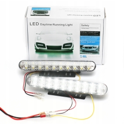 Światła LED do jazdy dziennej E4 RL 400lm DRL Z KIERUNKOWSKAZEM (IN389)
