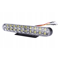 Światła LED do jazdy dziennej E4 RL 400lm DRL Z KIERUNKOWSKAZEM (IN389)