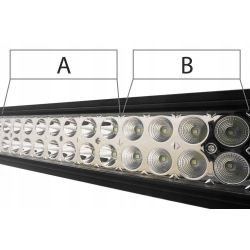 Lampa robocza długa 180W Light Bar prostokątna LB-180W-B (IN392)
