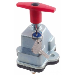 Odłącznik mechaniczny akumulatora hebel 12/24V z kluczykiem E1244