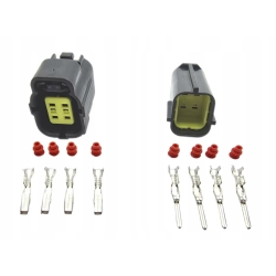 Złącze kostka Econoseal kpl. wtyk + gniazdo 4PIN