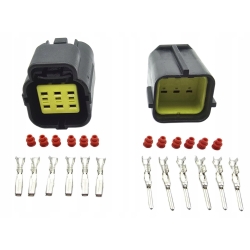 Złącze kostka Econoseal kpl. wtyk + gniazdo 6PIN