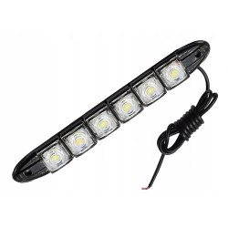 UNIWERSALNE ŚWIATŁA DRL DO JAZDY DZIENNEJ 2x 6 LED ELASTYCZNE FLEX (IN406)