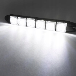 UNIWERSALNE ŚWIATŁA DRL DO JAZDY DZIENNEJ 2x 6 LED ELASTYCZNE FLEX (IN406)