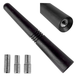 Antena samochodowa maszt anteny 9 cm z 3 adapterami 5/6/7mm krótki