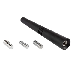 Antena samochodowa maszt anteny 9 cm z 3 adapterami 5/6/7mm krótki