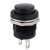 Przełącznik Przycisk Chwilowy R13-507 Czarny 250V-3A 16mm Okrągły