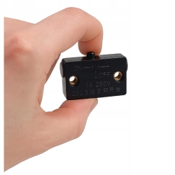 Wyłącznik Krańcowy Drzwiowy 1A/250V Czarny Przełącznik - Krańcówka