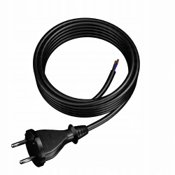 Przewód kabel okrągły elektryczny giętki w izolacji gumowej OWY 2 x 1,5 3m