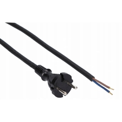 Przewód kabel okrągły elektryczny giętki w izolacji gumowej OWY 2 x 1,0 3m