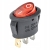 Włącznik przełącznik podświetlany owalny AMIO-02461 12V 230V