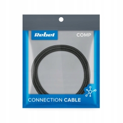 Kabel Rebel USB - USB typ C 2m czarny