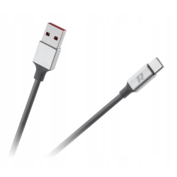 Kabel Rebel USB - USB typ C 2m czarny