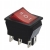 Przełącznik RS203-6C3B 15A 250V podwójny ON-OFF-ON czerwony