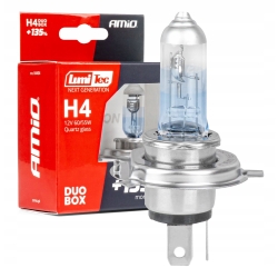 Żarówki halogenowe H4 12V 60/55W LumiTec NEXT GENERATION +135% AMIO-04404