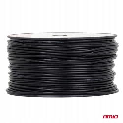 Przewód elektryczny jednożyłowy czarny CCA 1x0.75mm2 100m 3.75A 12/230V
