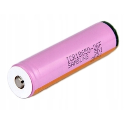 Akumulator Li-Ion 18650 PCM 3.7V 3400mAh z zabezpieczeniem PCM 18x65mm