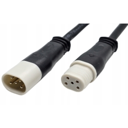 Złącze hermetyczne IP65 5pin na przewodzie 40 cm (012812-AK)