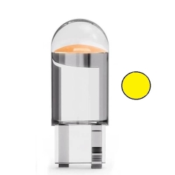 Żarówka LED COB W5W T10 12V żółta T10 HPC 360 sferyczna Techniczna