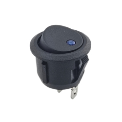 Przełącznik SMRS101 20A 12V ON-OFF podświetlany niebieski