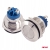 Włącznik przełącznik płaski okrągły stalowy ON/OFF 19mm 5A 12V 230V AMIO