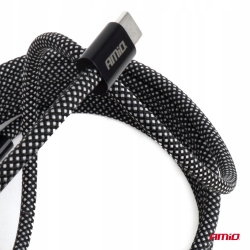Kabel USB magnetyczny USB-C – USB-C 60W 200cm AMIO-04841