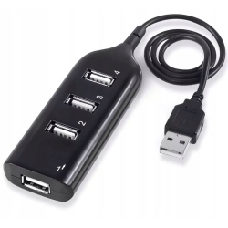 HUB USB 2.0 Rozdzielacz na 4 porty USB 480 Mb/s (IN415)