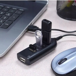 HUB USB 2.0 Rozdzielacz na 4 porty USB 480 Mb/s (IN415)