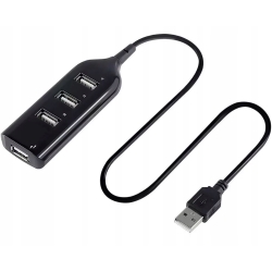 HUB USB 2.0 Rozdzielacz na 4 porty USB 480 Mb/s (IN415)