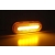 Lampa lampka obrysowa LED OM-01-O owalna pomarańczowa AMIO-02374