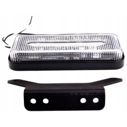 Lampa lampka obrysowa LED obrysówka AMiO OM-02-W prostokątna, biała