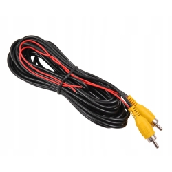 Przewód kabel do kamery cofania 15m Video RCA + zasilanie (014224-AK)
