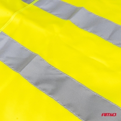 Kamizelka odblaskowa ostrzegawcza AMIO 03934 XL żółta CE EN ISO 20471