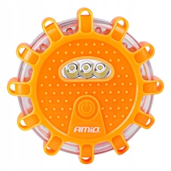 Lampa ostrzegawcza awaryjna z funkcją latarki 3xAAA 12SMD + pomarańczowe