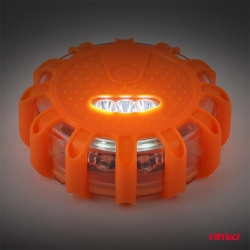 Lampa ostrzegawcza awaryjna z funkcją latarki 3xAAA 12SMD + pomarańczowe