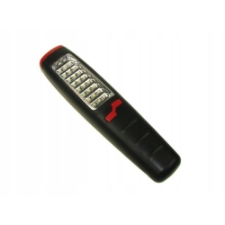 Lampa latarka warsztatowa domowa 24 LED SMD czarna (011402)