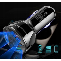 Szybka ładowarka samochodowa 3x USB Szybkie ładowanie Quick Charge 3.0