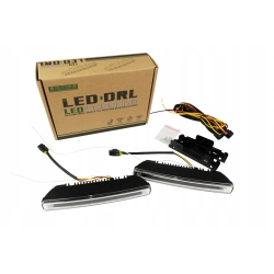 Światła do jazdy dziennej z kierunkowskazami 54x3014SMD DRL (IN424)