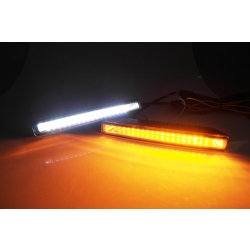 Światła do jazdy dziennej z kierunkowskazami 54x3014SMD DRL (IN424)
